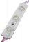 Світлодіодний модуль 12V SMD2835 0,72Вт 3 діода IP65 Standart холодний білий