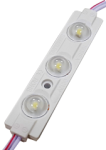 Світлодіодний модуль 12V SMD2835 0,72Вт 3 діода з лінзою IP65 Standart білий