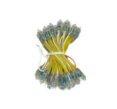Светодиод быстрого монтажа 12V желтый IP65 Standart