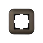Рамка одинарная Ovivo Loft мока+черная