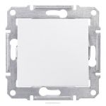 Выключатель одноклавишный двухполюсный белый Sedna Schneider Electric SDN0200121