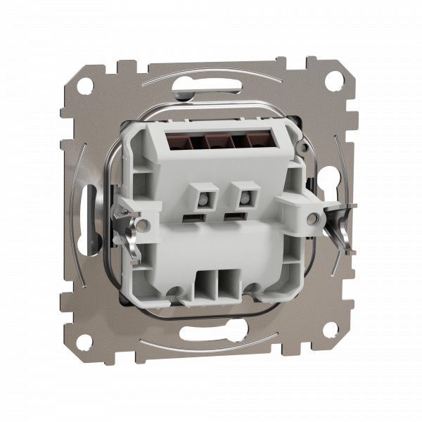 Розетка для виводу кабеля Алюміній Sedna Design Schneider Electric SDD113903
