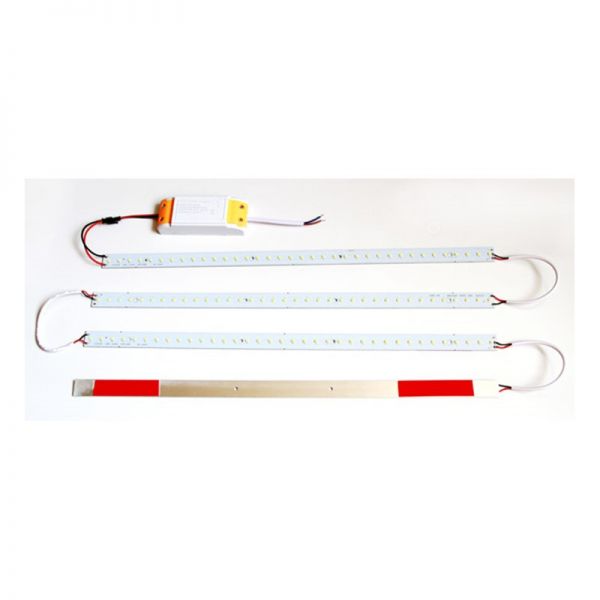 Комплект линеек SMD2835W (4шт.) + драйвер 28W для замены туб (ремкомлект Recessed)