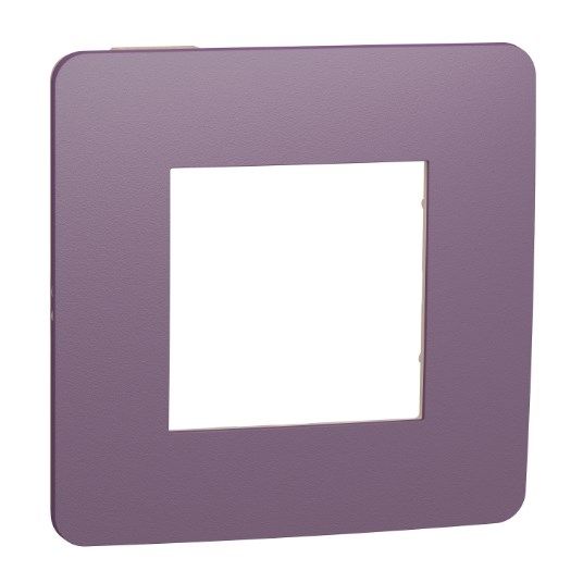 NU280215 Рамка 1-постовая, Лиловый/бежевый Schneider Electric, Unica New, Studio Color