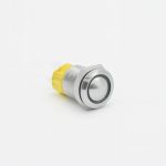 Кнопка металлическая Takel КНМ-UL-16-FJ-E-Z 220V 1NO1NC плоская с фиксацией 5A красный