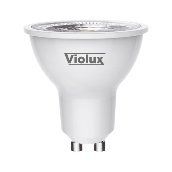 Лампа світлодіодна Violux Quantum MR16 8W GU10 4000K 700Lm 38градус 50х55mm