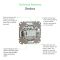 Двухклавишный выключатель Белый Sedna Design Schneider Electric SDD111105