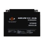 Аккумулятор свинцово-кислотный AGM LP LogicPower LPM 12V - 26Ah