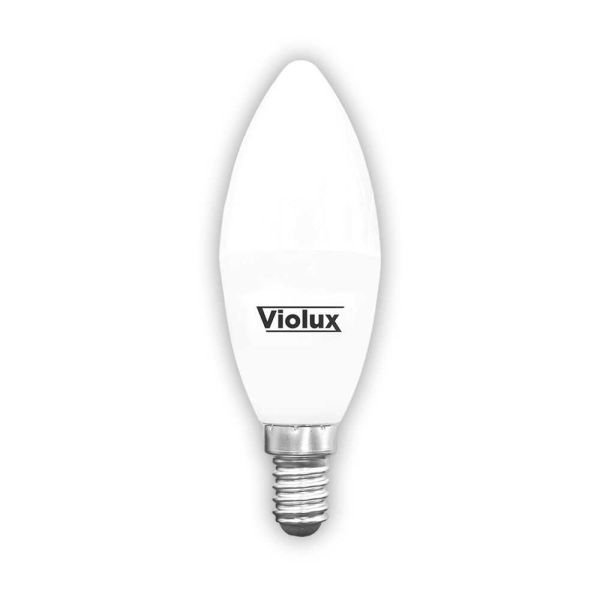 Лампа світлодіодна QUANTUM C37 6W E14 4000K Violux