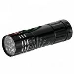 Світлодіодний ліхтарик 9LED чорний алюміній Lemanso LMF29