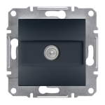 Розетка телевизионная TV конечная Антрацит Asfora Plus Schneider Electric EPH3200171
