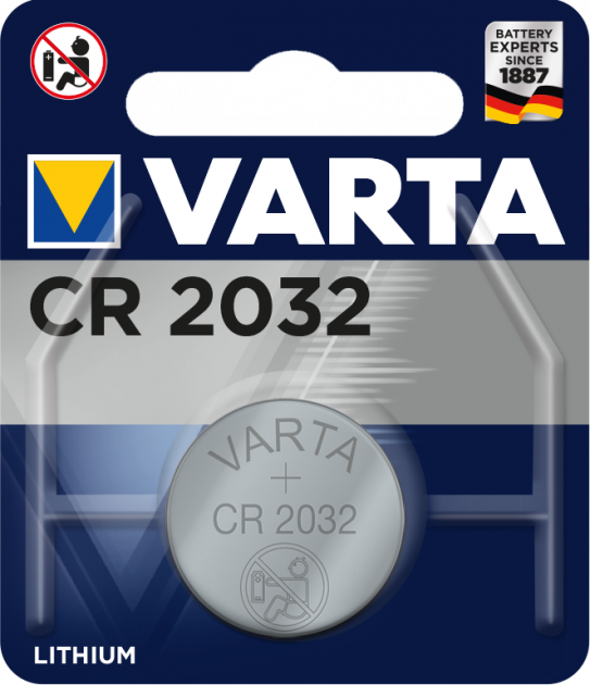 Батарейка Varta CR2032 BLI 1шт. Lithium