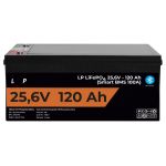 Акумулятор LiFePO4 LP LogicPower 25,6V - 120Ah 3072Wh Smart BMS 100А з BT пластик для ДБЖ