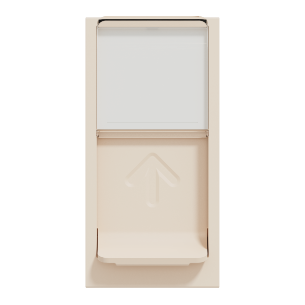 NU941044 RJ45 накладка 1 модуль Schneider Electric Unica New бежевий