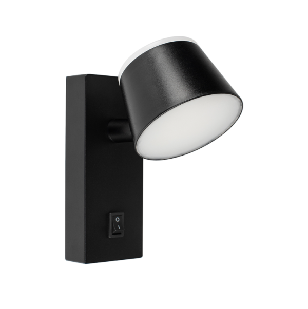 Світильник настінний Violux Crocus-R бра Led 8W 4200K IP20 чорний