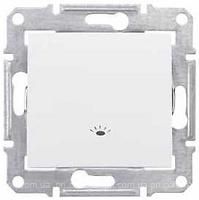 Кнопка Свет, белая Sedna Schneider Electric SDN0900121