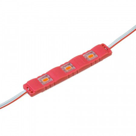 Светодиодный модуль 12V SMD5730 1Вт 3 диода IP65 Standart красный