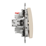 Кнопка на два напрямки Бежевий Sedna Design Schneider Electric SDD112116