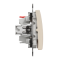 Кнопка на два напрямки Бежевий Sedna Design Schneider Electric SDD112116