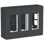 Блок unica system + открытая установка 3х4 антрацит NU123454 Schneider Electric