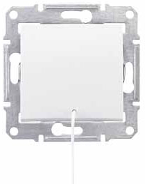 Кнопка со шнуром белая Sedna Schneider Electric SDN1200121