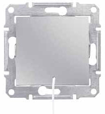 Кнопка со шнуром алюминий Sedna Schneider Electric SDN1200160