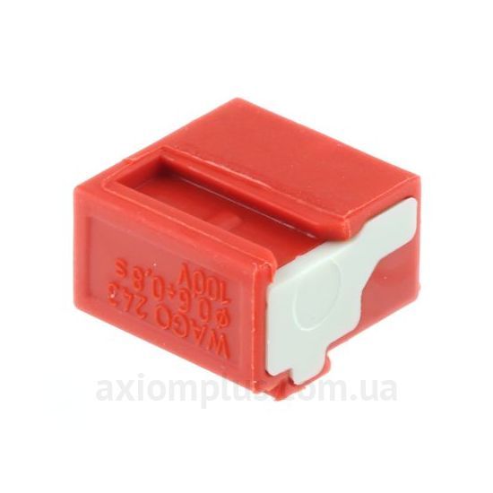 243-804 Мікро-Клема WAGO для розподіл. коробок, 4-контактн, червона