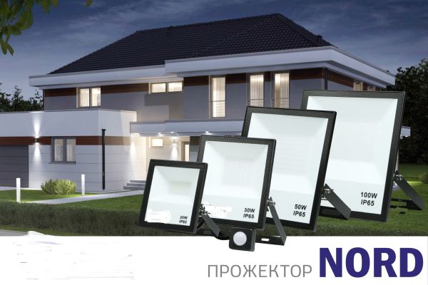 Прожектор LED Violux NORD 10W SMD 6000K 850lm IP65 белый