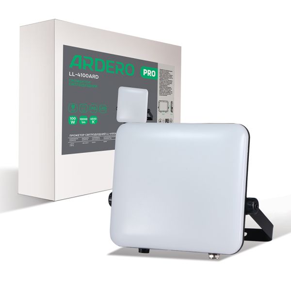 Светодиодный прожектор Ardero LL-4100ARD PRO 100W 10000Lm 6500K