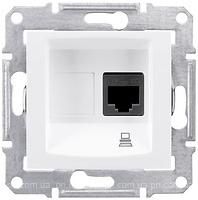 Розетка компьютерная RJ45, кат.5е, STP белая Sedna Schneider Electric SDN4500121