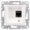 Розетка компьютерная RJ45, кат.5е, STP экран. cлоновая кость Sedna Schneider Electric SDN4500123