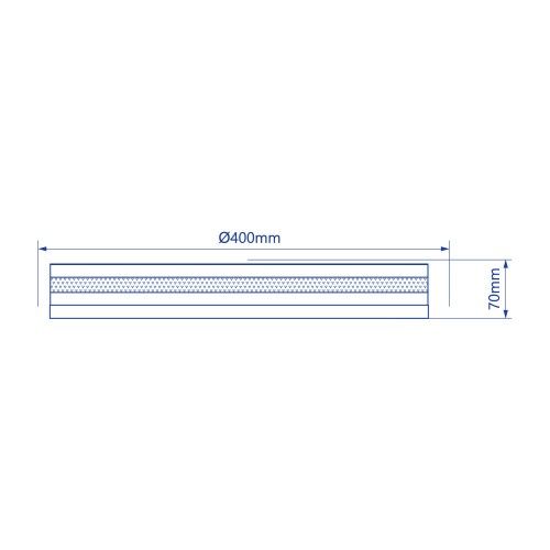 Светодиодный светильник SMART 70W, Feron AL6600 SHINE золото