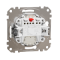 Двоклавішний вимикач з синьою LED підсвіткою Білий Sedna Design Schneider Electric SDD111105L