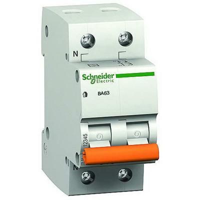 Автоматический выключатель Schneider Electric ВА63 20А 1+N С 11214
