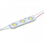 Світлодіодний модуль 12V SMD5730 1,5Вт 3 діода з лінзою IP65 Standart теплий білий