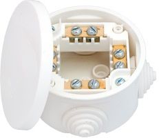 Розподільча коробка 74х43 IP44 з клемними колодками Bylectrica КМ-223