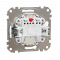 Двоклавішний вимикач з синьою LED підсвіткою Білий Sedna Design Schneider Electric SDD111105L