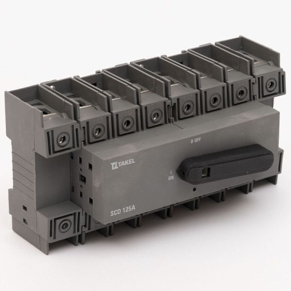 Переключатель нагрузки трехпозиционный SCD 8P 125A TAKEL