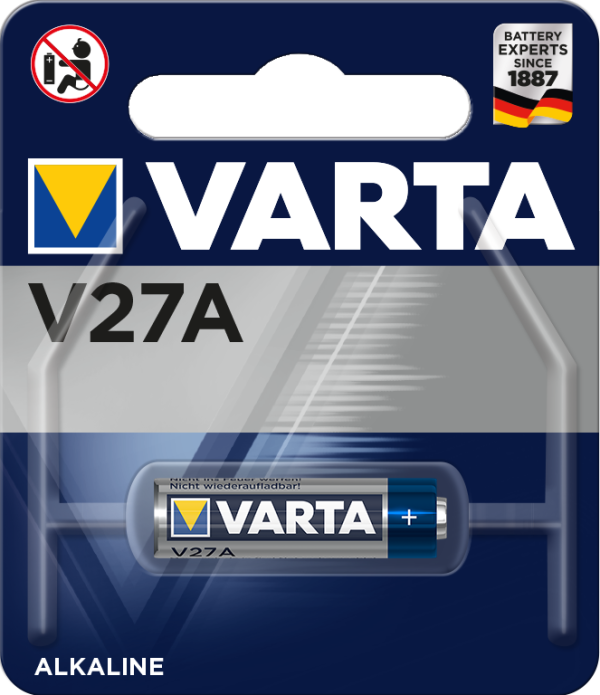 Батарейка Varta V27A BLI 1шт. Alkaline