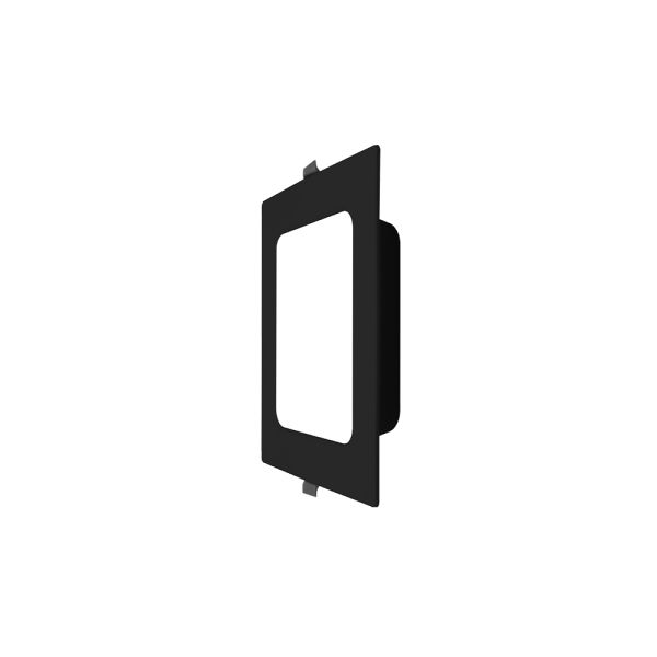 Светильник встроенный точечный Violux Frame 12W 4200K квадрат 220V IP20 черный