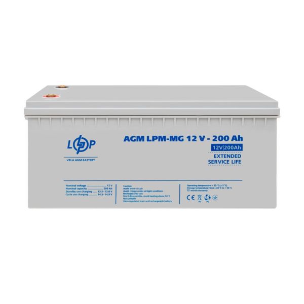 Аккумулятор мультигелевый AGM LP LogicPower LPM-MG 12V - 200Ah