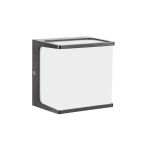 Світильник архітектурний настінний Led Violux Cube 8W 4200K IP65 чорний