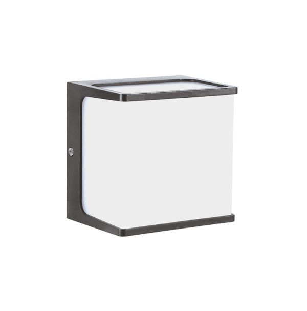 Світильник архітектурний настінний Led Violux Cube 8W 4200K IP65 чорний