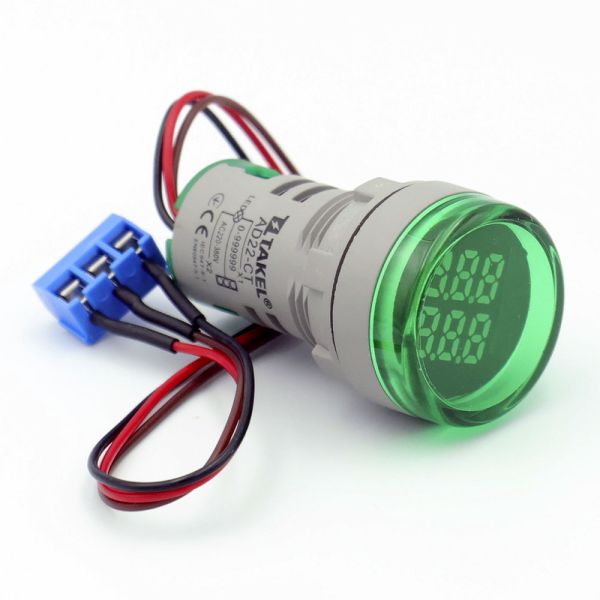 Лічильник подій світлодіодний AD22-CT Takel 1 - 999999 подій зелений