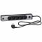 Удлинитель 5 розеток с заземлением и 2хUSB 1,5 метра алюминиевый черный Schneider Electric Unica Extend ST945U1BA