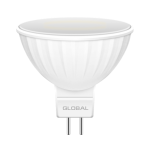 Світлодіодна LED лампа GLOBAL MR16 3W тепле світло 3000К GU5.3 (1-GBL-211)
