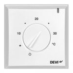 Терморегулятор DEVI 5-35 ° C датчик ° t воздуха и пола DEVIreg 132 белый 140F1011