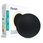 Настінний накладний світильник 12W 3000K Feron AL8110 чорний