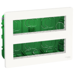 Блок unica system + скрытая установка 2х8 антибактериальный NU171820 Schneider Electric