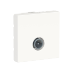 NU346218 Розетка TV одинарна 2 модуля Schneider Electric Unica New білий